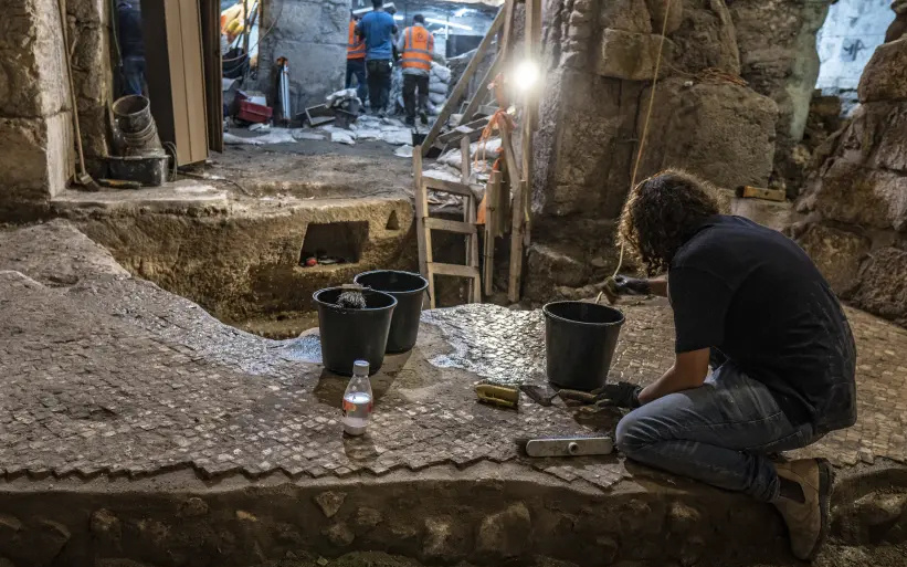 Археологи обнаружили древнюю систему подземных комнат в Иерусалиме